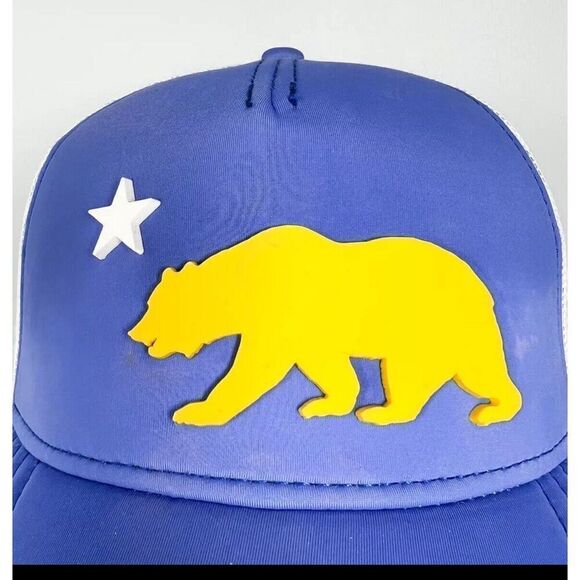 American Needle California Golden State Warriors Foam Panel Mesh SnapBack Hat Ca - Picture 2 of 7